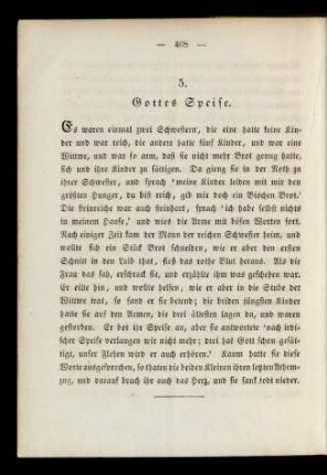 5. Gottes Speise.