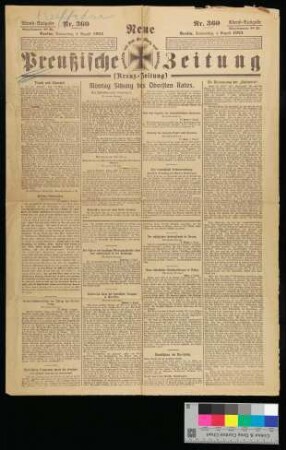 Neue Preußische Zeitung (Kreuz-Zeitung) Nr. 360