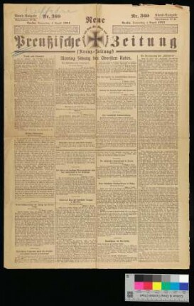 Neue Preußische Zeitung (Kreuz-Zeitung) Nr. 360
