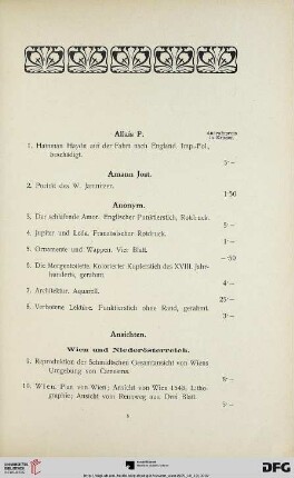 [Allais P. - Weirotter F. E.] (Nr. 1-297)