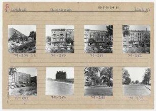 Straßenansichten. Berlin, Lichtenberg, Gudrunstraße/Hagenstraße/Frankfurter Allee