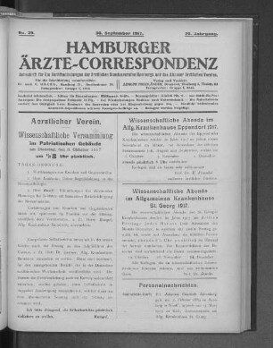 Aerztlicher Verein.