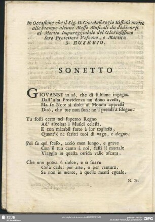 Sonetto