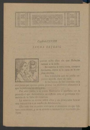 Capítulo LXXXIII - Lucha estéril