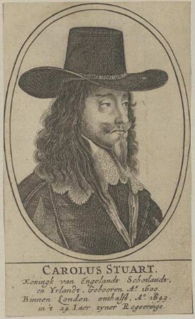 Bildnis von Carolvs Stuart, König von England