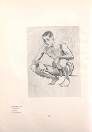 Aktzeichenklasse Albert Holl, Schüler Alb. Weitmann