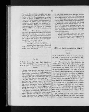 Oberappellationsgericht zu Lübeck.