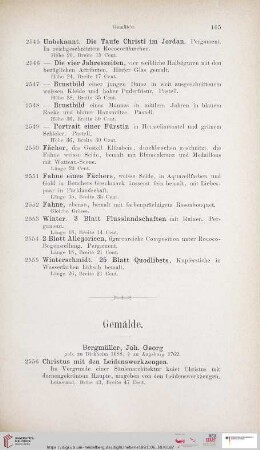 Gemälde (Nr. 2556-2654)