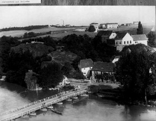 Pontonbrücke in Kröllwitz