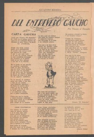 Del entrevero gaúcho : Carta gaucha