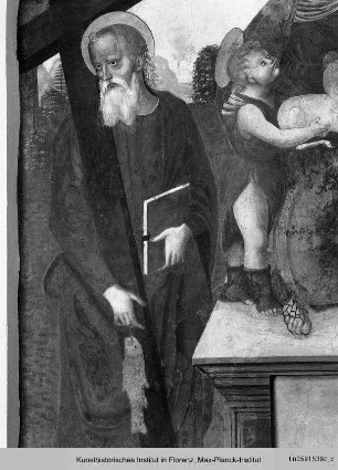 Die Madonna mit dem Kind, dem Johannesknaben, dem Heiligen Andreas und dem Heiligen Ägidius