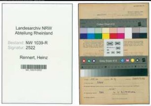 Entnazifizierung Heinz Rennert , geb. 31.01.1922 ()