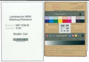 Entnazifizierung Carl Mueller , geb. 28.09.1891 ()
