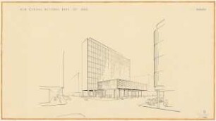 New Central National Bank of Iraq, Bagdad: Perspektivische Ansicht