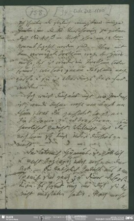 Eigenh. Brief von Friedrich von Schlegel an August Wilhelm von Schlegel, Jena, 1800