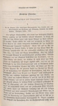 119-150 Kirchliche Literatur