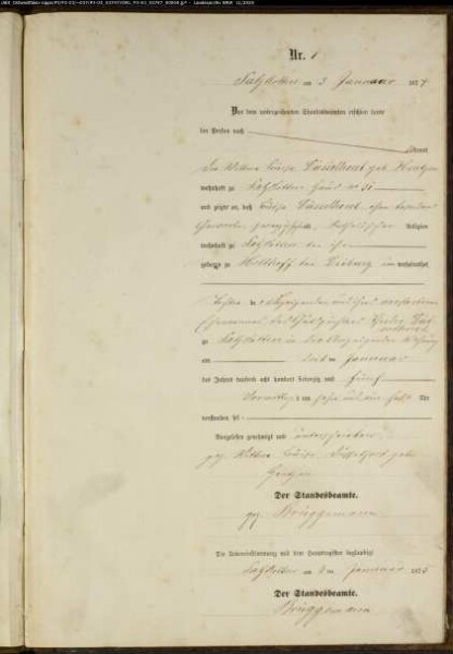 Sterberegister Standesamt Salzkotten