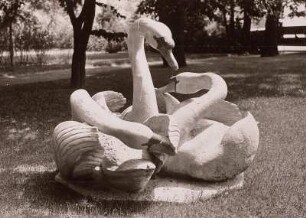 Schwäne : Großer Garten, Reichsgartenschau, Schwäne