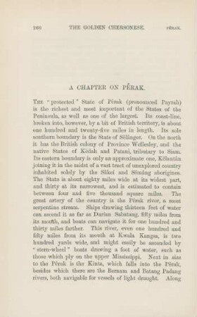 A chapter on Pêrak