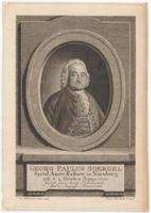 Georg Paul Soergel, Spitalamtskastner in Nürnberg; geb. 5. Oktober 1710