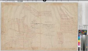 Werne (Werne), Teilung der Werneschen Gemeinheiten, Bl. 4 Brouillonkarte Bellingheide, Haferfeld, Lütkeheide, Övelgönne