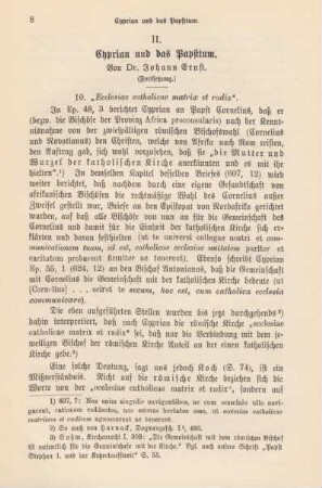 8-22 Cyprian und das Papsttum