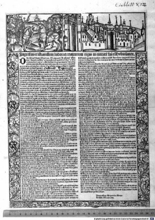 Ingressus christianissimi Ludovici Francorum regis in civitatem suam Mediolanensem. 1499.10.06.