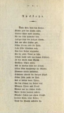Rückkehr