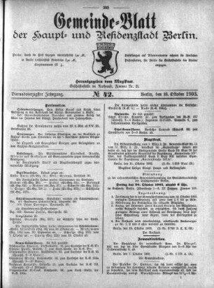 1903,42: No. 42, 18. Oktober 1903