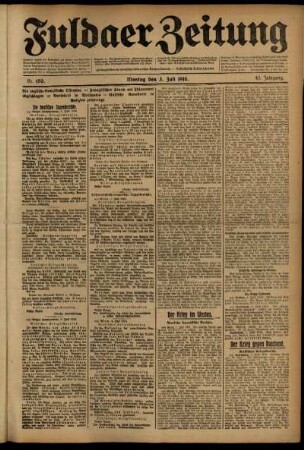 Ausgabe vom Montag, den 03. Juli 1916.