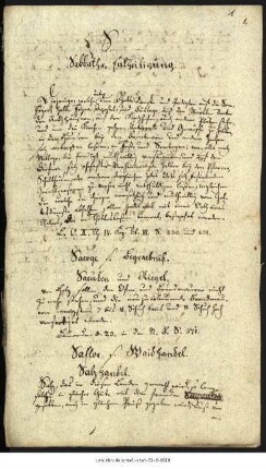 Fragment eines juristischen Glossars (vermutlich Johann Christian Hellbach)