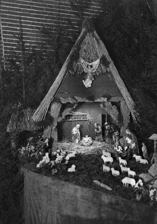 Weihnachtskrippe in der Katholischen Kirche Sankt Mariae Himmelfahrt in Güstrow
