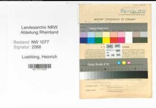 Entnazifizierung Heinrich Luebbing , geb. 29.08.1898 (Polizist)