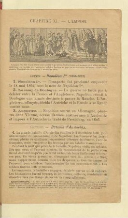 Chapitre XI. - L'Empire