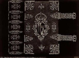 Couverture du missel d´Isabelle la Cathólique (de la bibliothèque du palais de Madrid).
