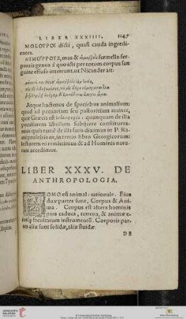 Liber XXXV De Anthropologia