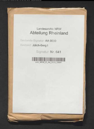 Schatzung der im Stift ansässigen RAVENSBERGISCHEN Untertanen