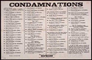"Condamnations" (Bekanntgabe der Verurteilung Einheimischer) (No. 343)