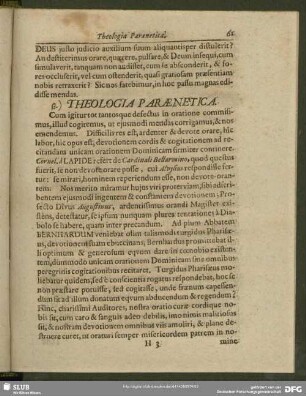 Theologia Paraenetica