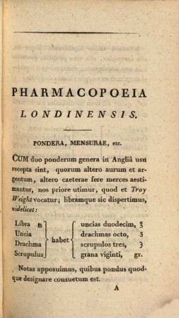 Codex medicamentarius Europaeus. 1,1. Pharmacopaeia Londonensis. - Ed. 2. - 1816