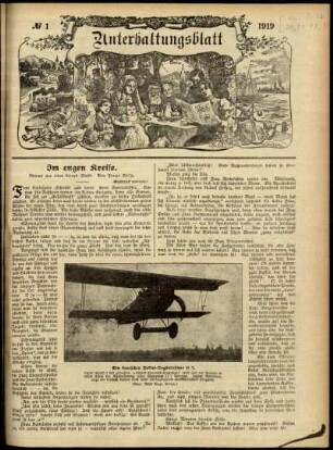 Ausgabe vom Sonntag, den 05. Januar 1919.