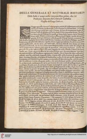 Della generale et naturale historia