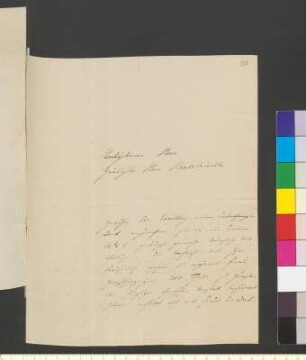 Brief von Döbereiner, Johann Wolfgang an Goethe, Johann Wolfgang von