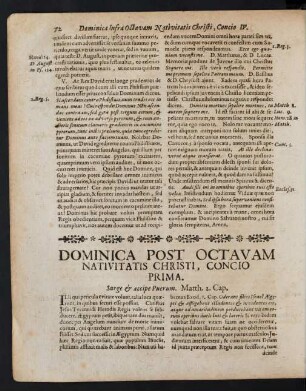 Dominica Post Octavam Nativitatis Christi