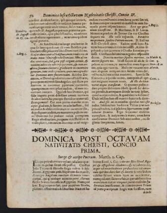 Dominica Post Octavam Nativitatis Christi