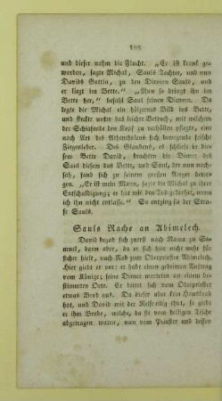 Sauls Rache an Abimelech