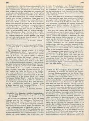 167-168 [Rezension] Uttendörfer, Otto, Zinzendorfs religiöse Grundgedanken