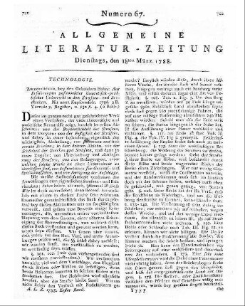 [Wahl, Friedrich Gerhard]: Aus Erfahrungen gesammleter theoretisch-praktischer Unterricht in dem Strasen- und Brückenbau. - Zweibrücken : Hahn, 1786