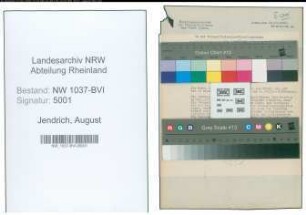 Entnazifizierung August Jendrich , geb. 22.09.1903 (Schmied)
