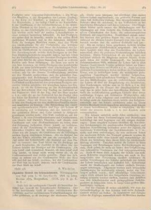 483-485 [Rezension] Seyffarth, L. W., Allgemeine Chronik des Volksschulwesens. 14. Jahrg